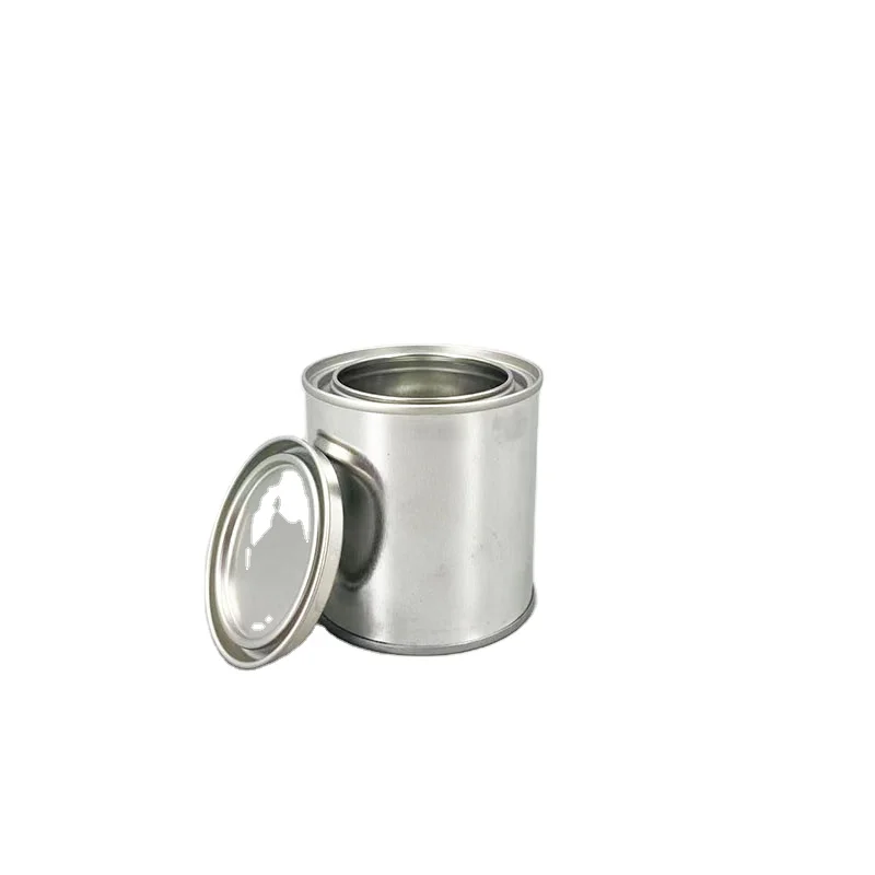 250ml round small sealing type empty 1/2 pint tin cans paint for paint candle glue wholesale