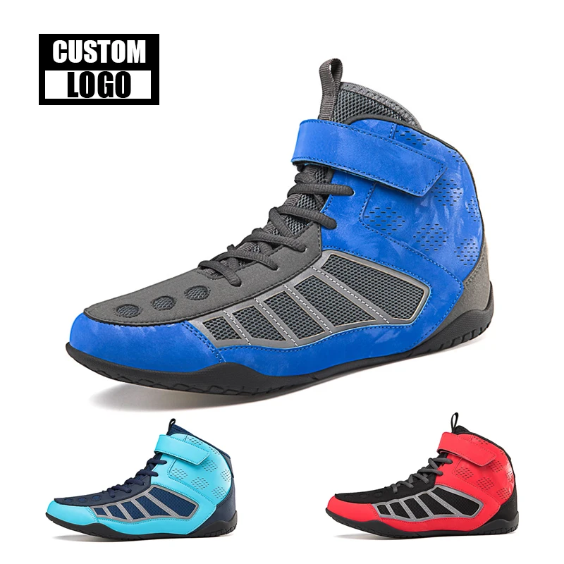 Manufacturer Custom Oem Wholesale Boxing Boots Wrestling Shoes Custom Leather Boxing Shoes For Men