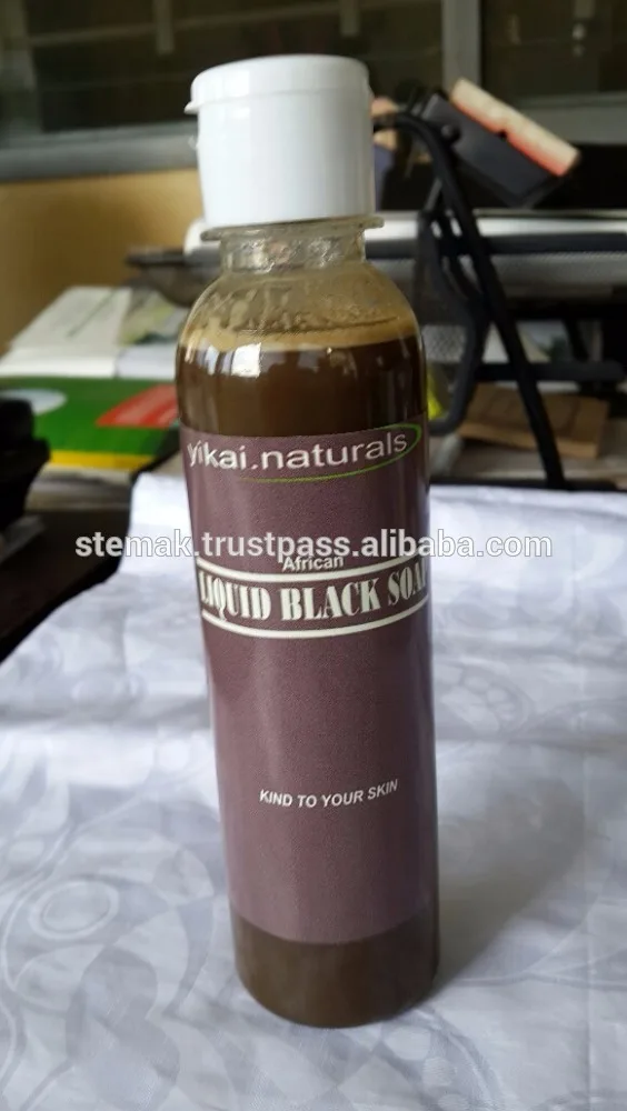 
Liquid African Bath Black Soap 