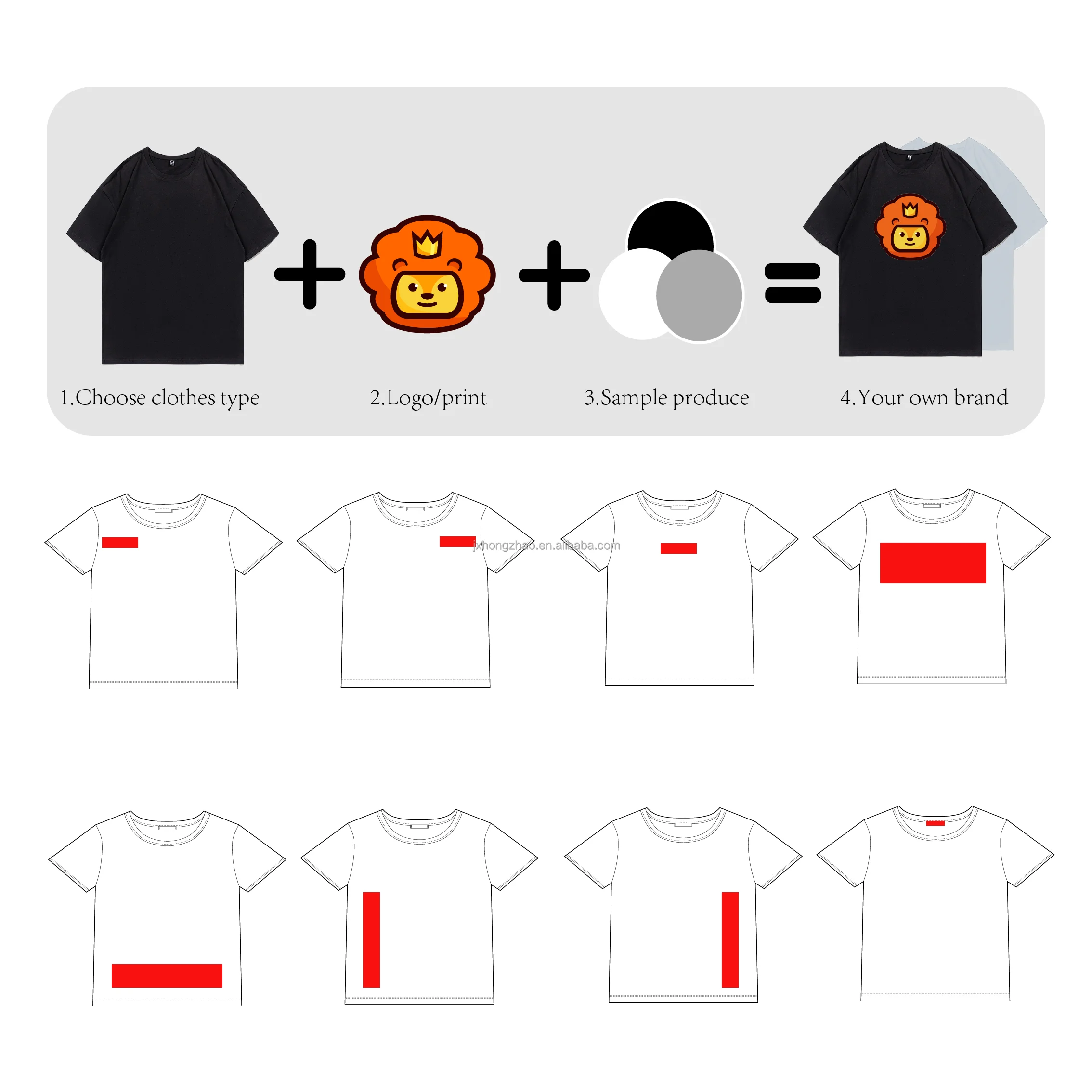 100% Combed Cotton High Quality Long Sleeve Drop Shoulder T-shirts Blank Undershirts for Custom Design