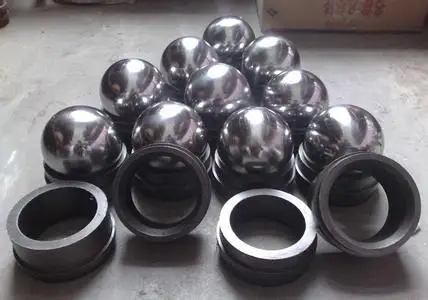 customized tungsten carbide valve seat ball for rod pump parts on sale with low price