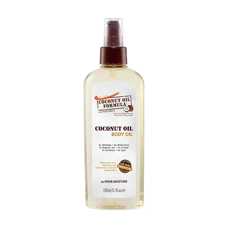 Organic Cocoa Butter  Coconut Oil Formula Moisturizing natural  Body Oil with Vitamin E Body  massage oil
