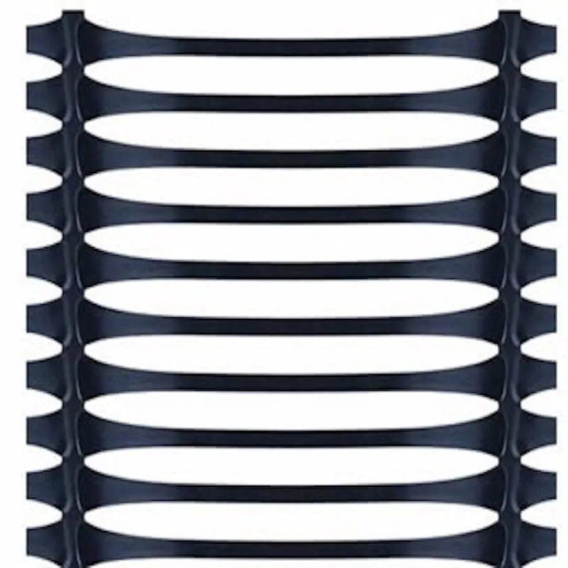 High Tensile 90KN  Uniaxial HDPE  Geogrids For  civil engineering Retaining wall