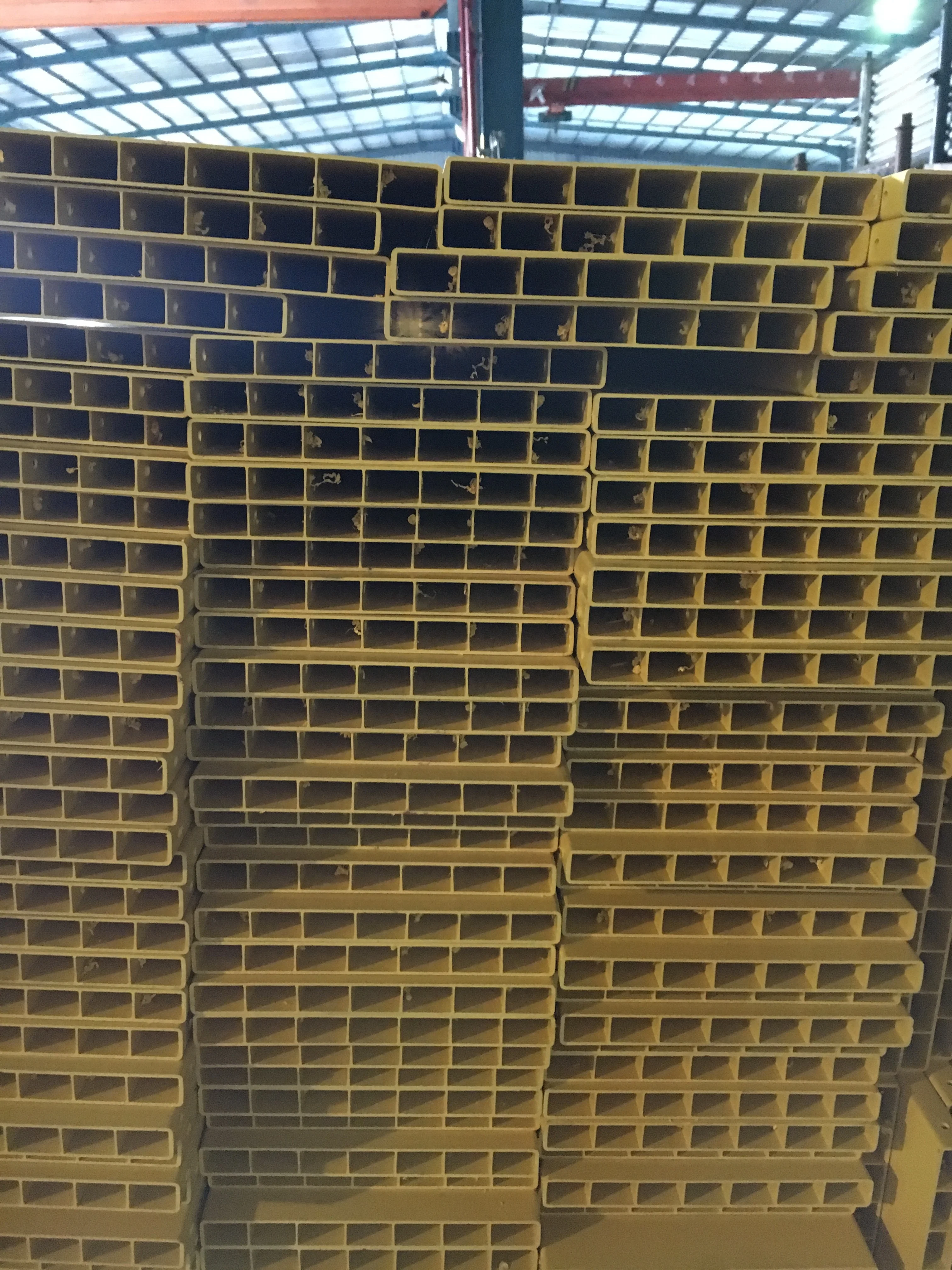 Yellow Color Pvc Toe Board for Scaffolding High Working Platform