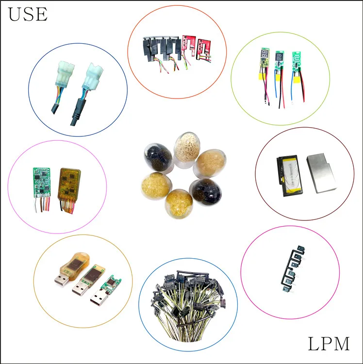 Low pressure injection for multi-purpose microswitch waterproof  injection molding
