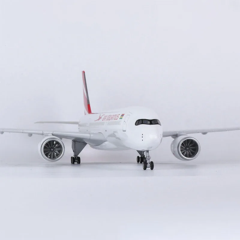 1:142 Scale 47CM Air Mauritius Airbus A350 Aircraft Model Civil Aviation Passenger Aircraft Simulation Decoration Gift