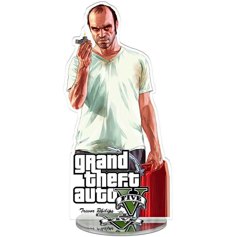 15CM game Acrylic Standee figure GTAS game 5 V Grand Theft toys Auto Stand figures derivatives wholesale Customized