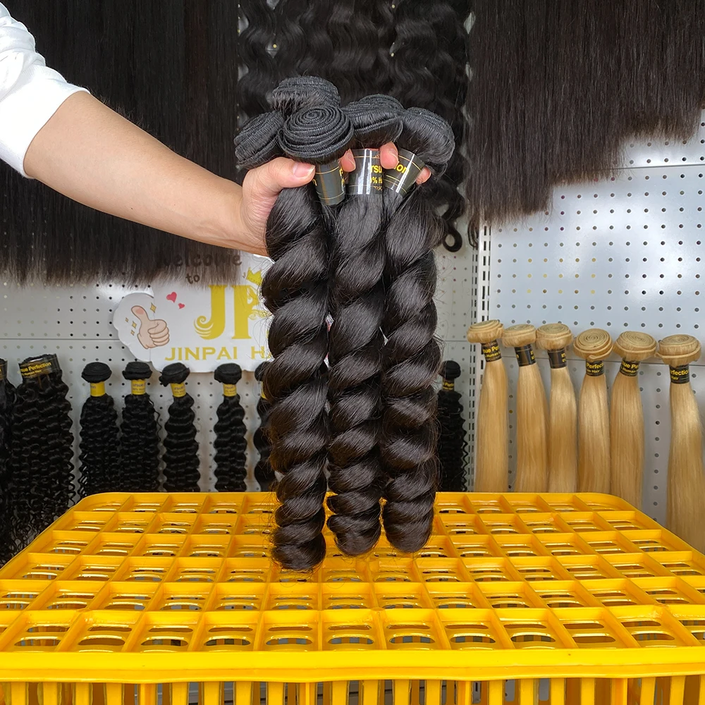 JP Cheap Unprocessed Human Hair Extension Vendors Raw Virgin Brazilian Hair Bundles Human Hair Extensions Vendor