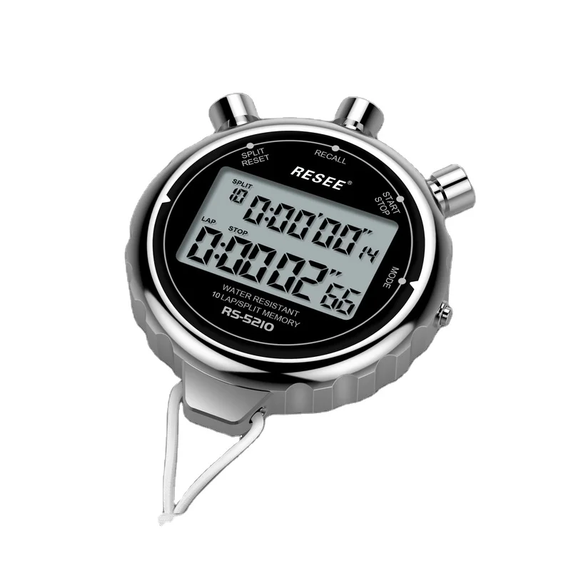 Hot Selling High quality custom Stop Watch logo Digital Metal cheap stopwatch timer