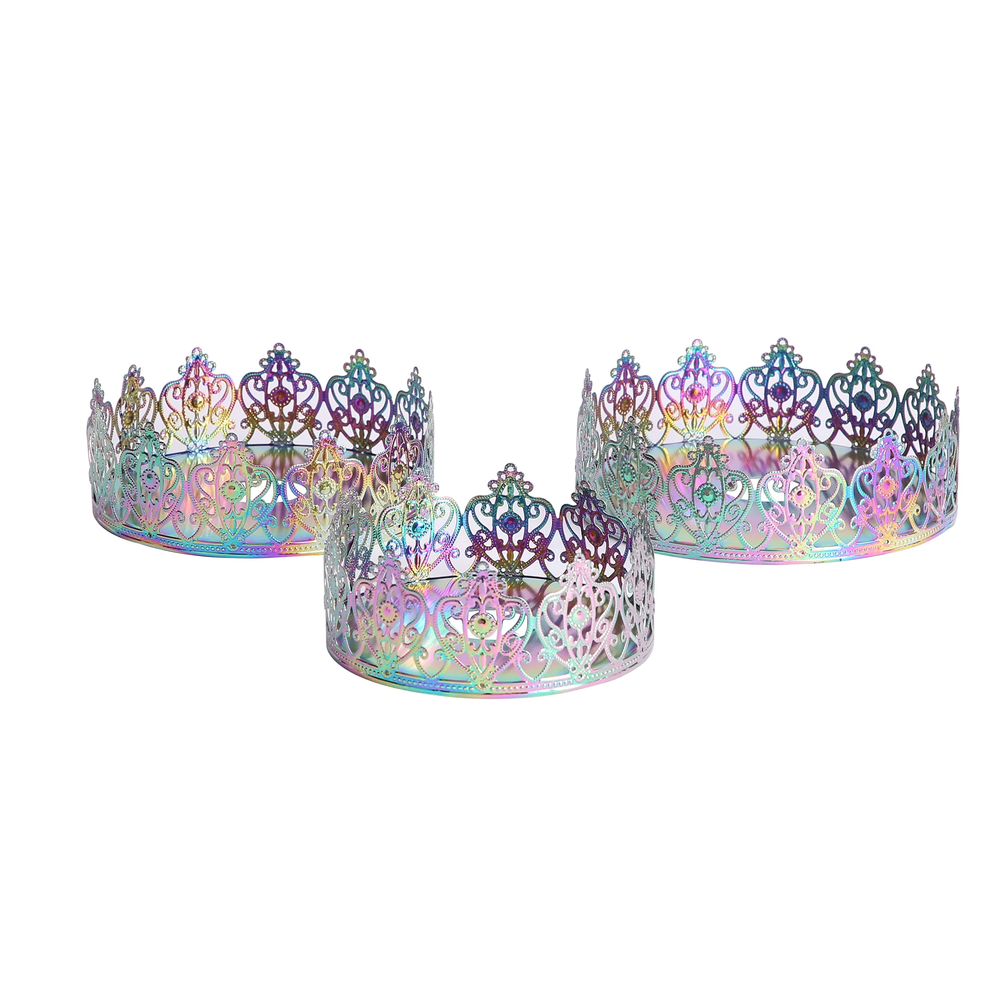 New Type Arabian HookahShisha Accessories 14cm 16cm 18cm Three-piece Set Portable Hookah  Plate Hookah Tray Boutique Support