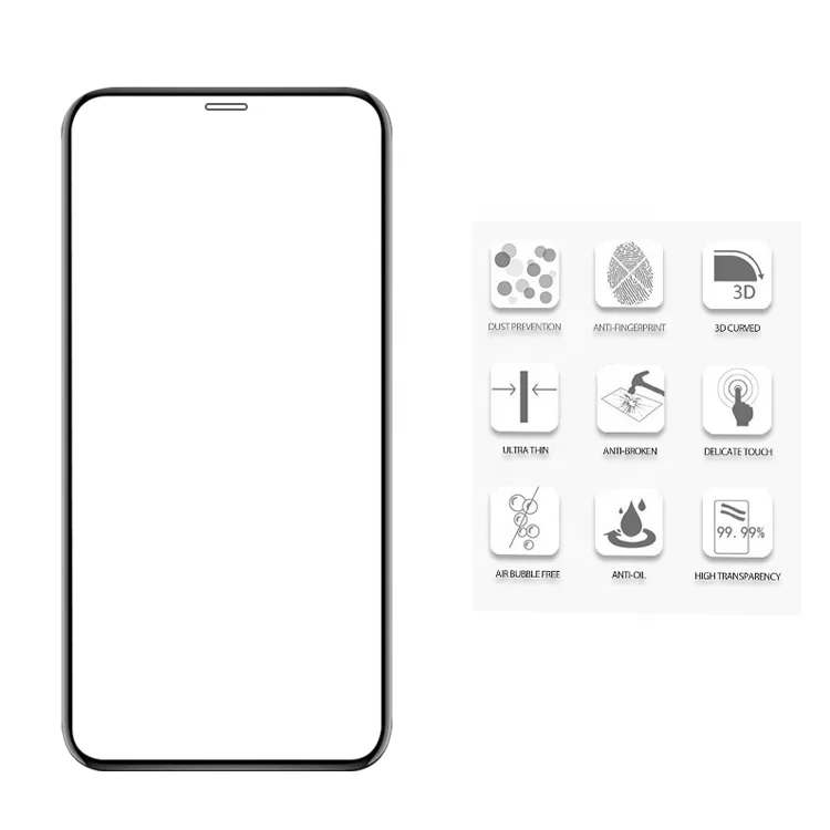  Защитная плёнка 9D для iPhone 11 Pro MAX с керамическим