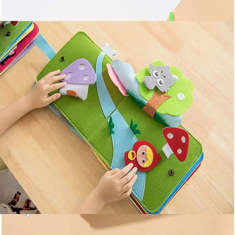 school set sublimation baby blanks new features felt toy cloth book educational busy books