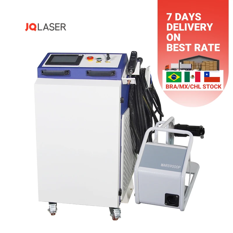 JQLASER 4 в 1 ручная лазерная сварочная машина для алюминиевой металлической стали нержавеющая сталь 1500 Вт 2000 3000