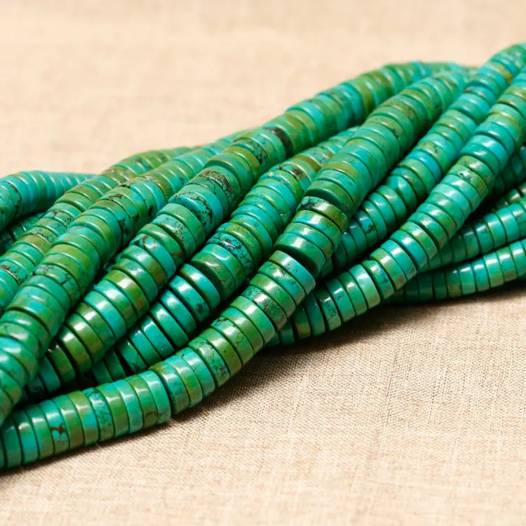 3mm*6mm Heishi Flat Beads Loose Disk Spacer Stone Beaded for Jewelry Making DIY Loose Beads