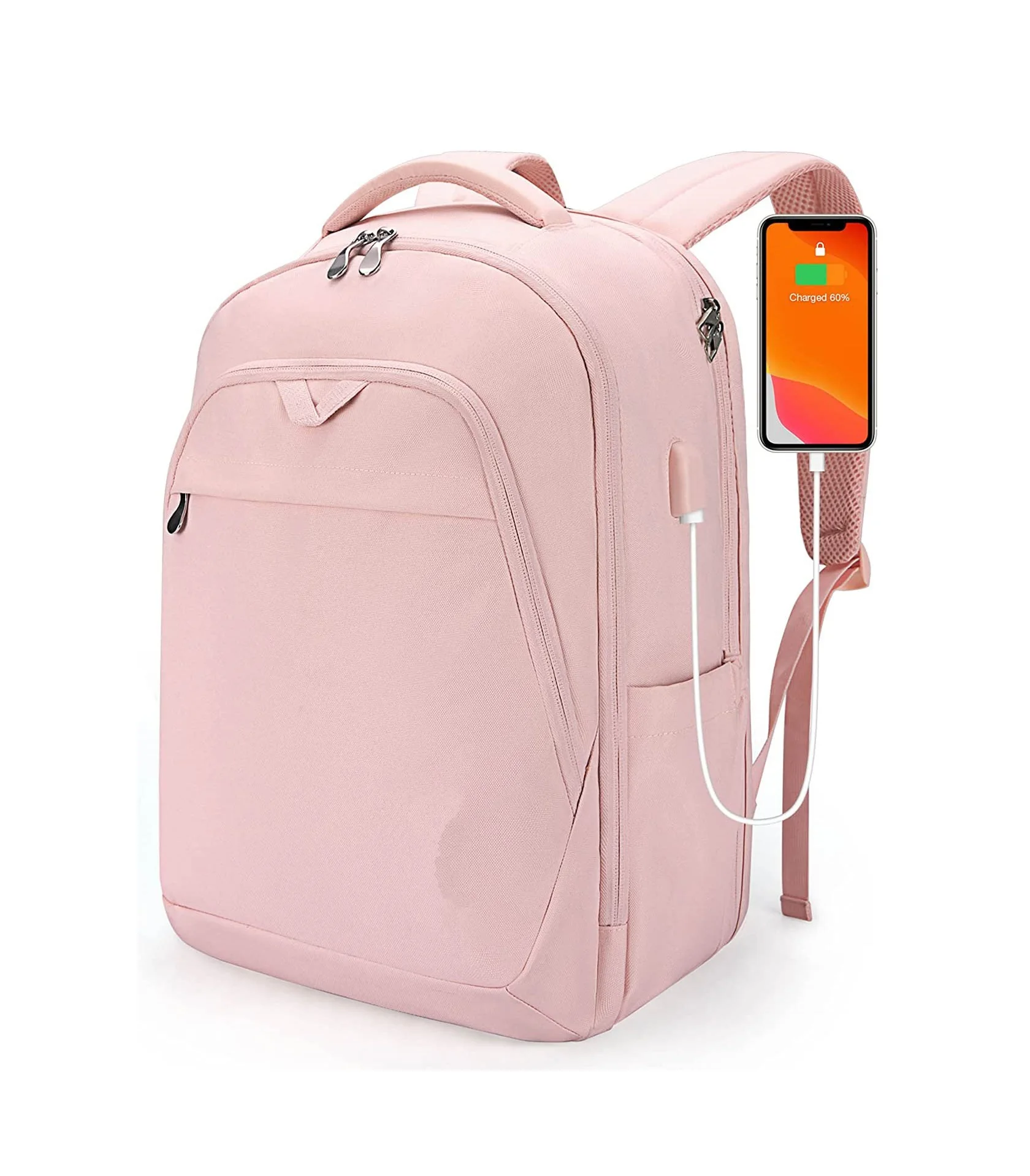 Super Large Water Resistant USB Accessible Travel Laptop Backpack for Business Work PC Material Casual Daypack with Free Sample
