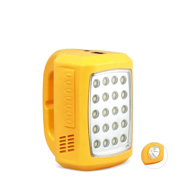 Multifunctional solar rechargeable emergency light