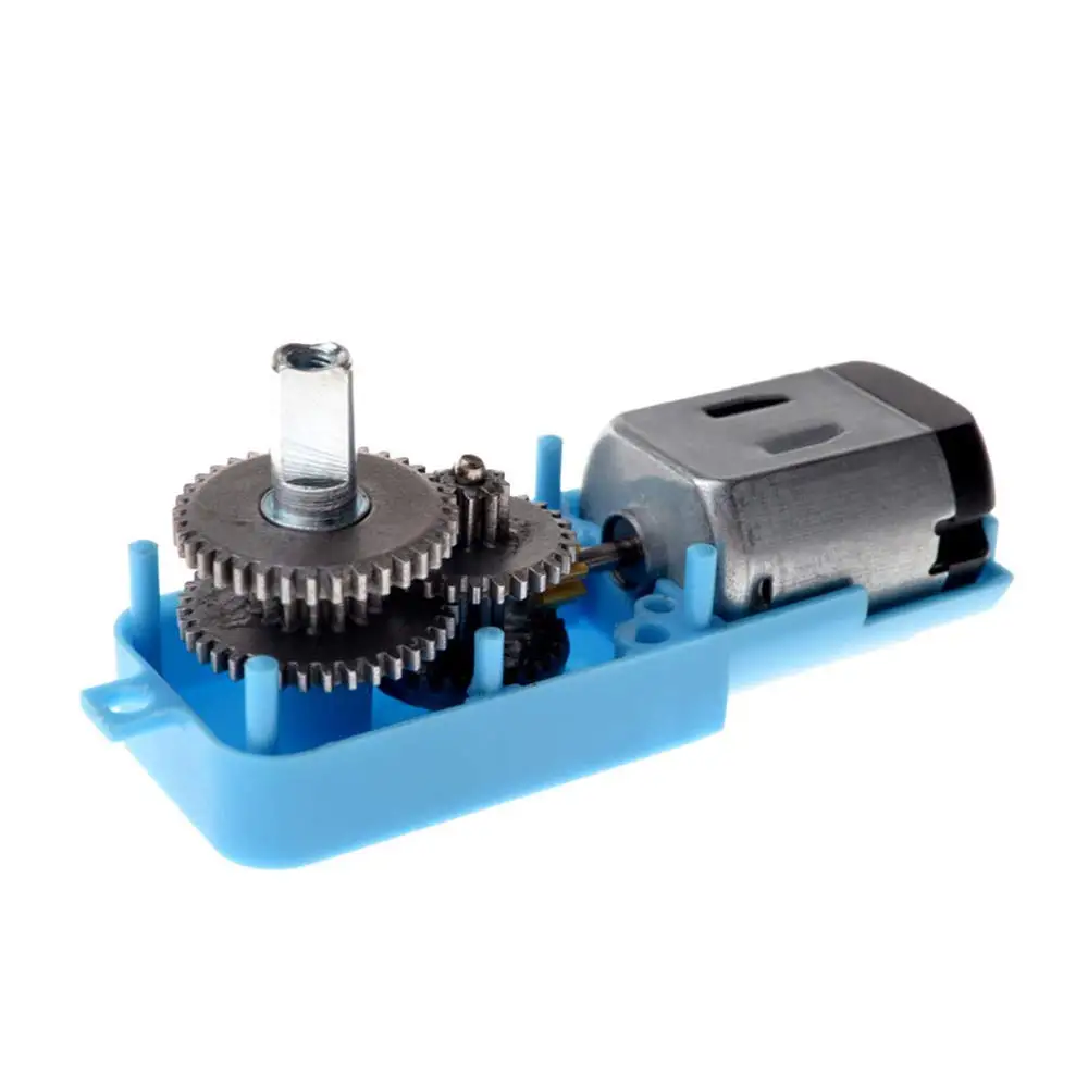 DC TT Motor 3V 6V 100rpm All Metal / Half Metal 1:90 Metal Gear Motor Single Axis for Robot Smart Car