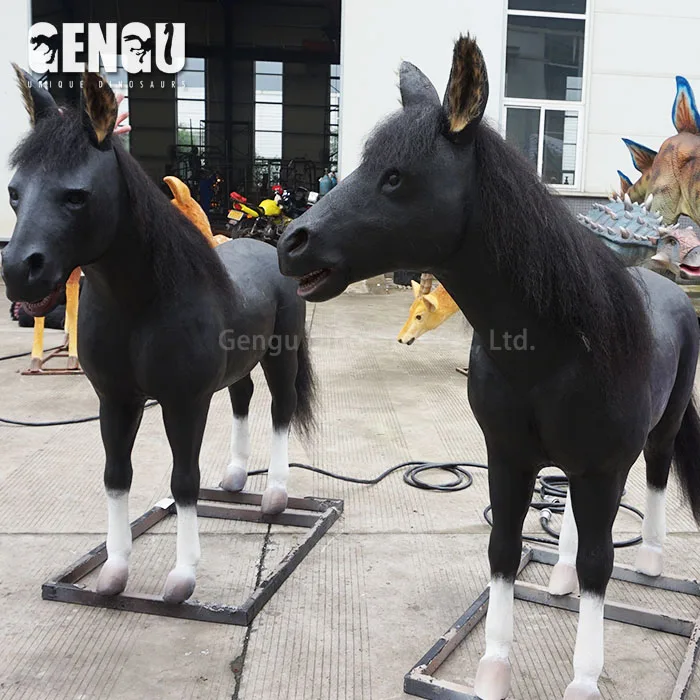 Amusement Rides Fiberglass Horse
