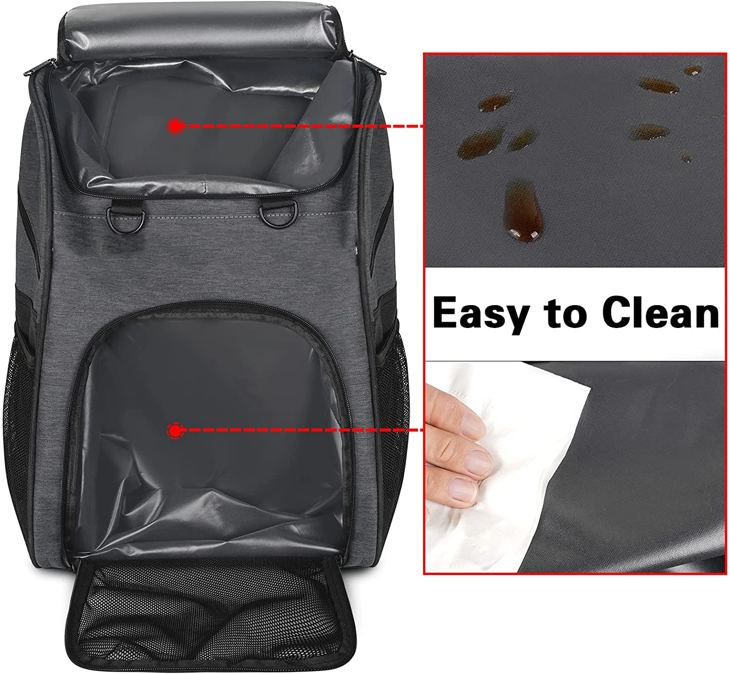 Ederbou Soccer Bag, Soccer Backpack with Ball Compartment for Youth Boys and Girls Fit Basketball Volleyball, Large Capacity