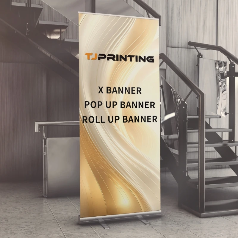 Indoor and outdoor customized print advertising roll up banner stand display for promotional activities