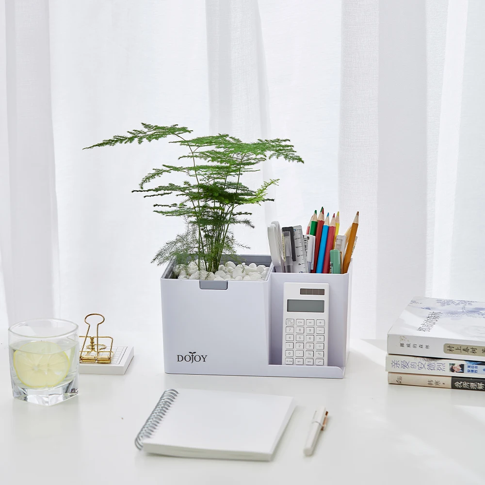New desktop storage box phone holder table flower pot fleur plastic