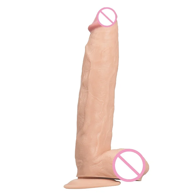 
sex toys huge realistic big soft strapless long male dildo penis for woman female masturbation 