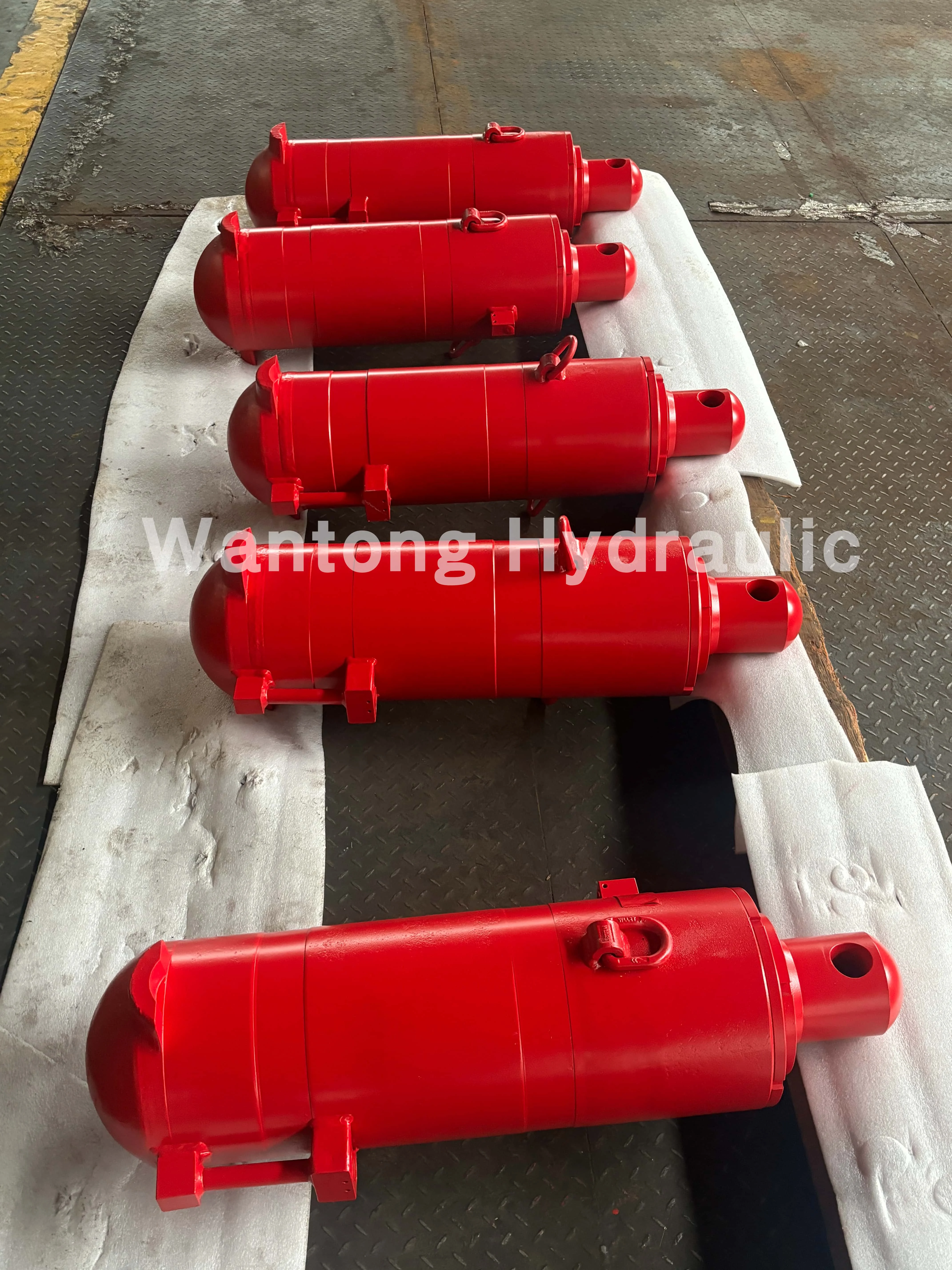cheap price high pressure welded double telescopic coal longwall  roof support  hydraulic ram cylinder for coal mining
