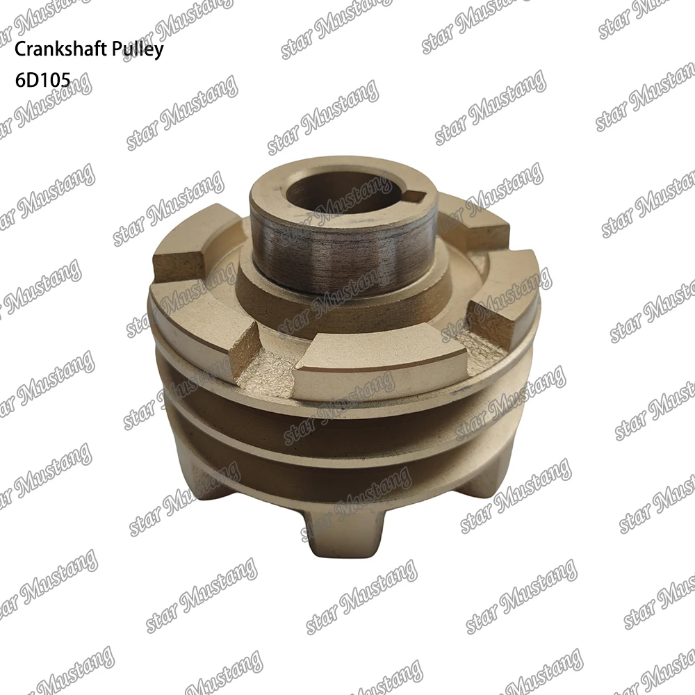 6D105 Crankshaft Pulley Suitable For Komatsu Engine Parts