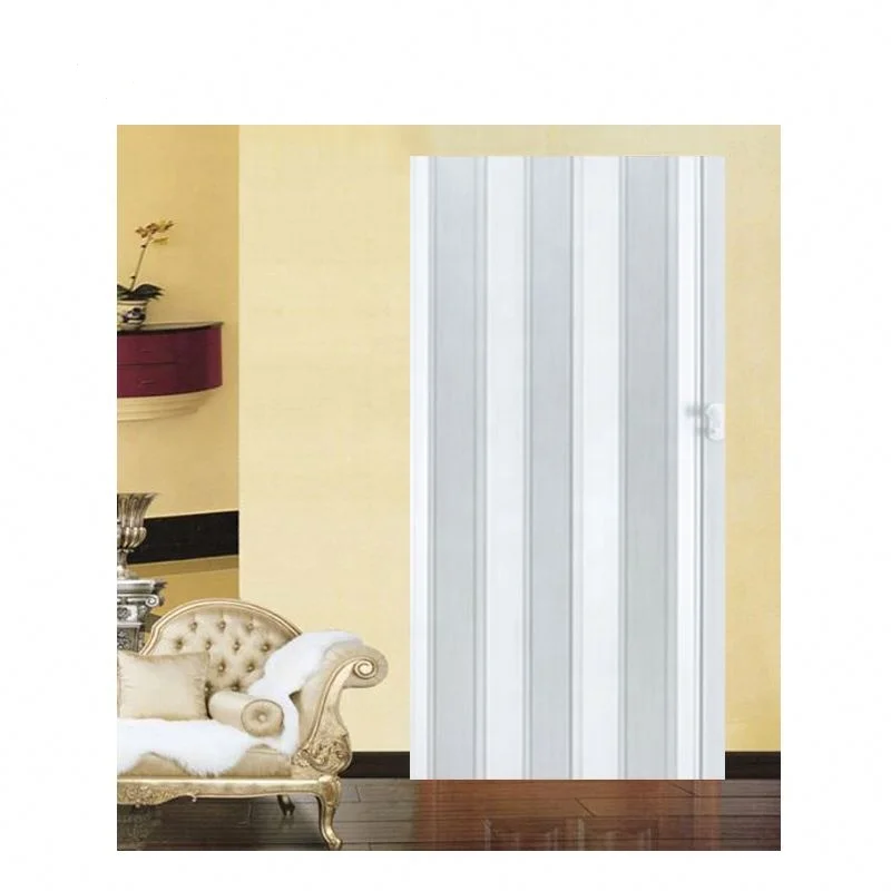 Save space plastic folding door for bathroom balcony screen folding doors