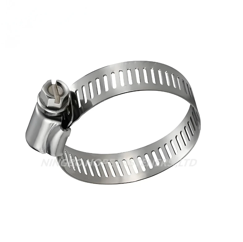12.7mm Fixing Band W2 Stainless Steel Worm Gear American Type Hose Clamp