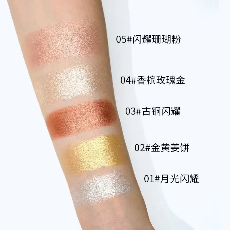 Cosmetic Makeup Single Blush High Pigment Soft Texture Face Blush on Make Up Palette Cream Blush highlighter Private Label