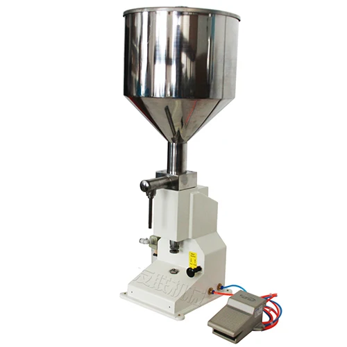 A02 Pneumatic 5-50ml Filler Machine Honey Jar Paste Sauce Shampoo Lotion Cream Bottle Filling Machine