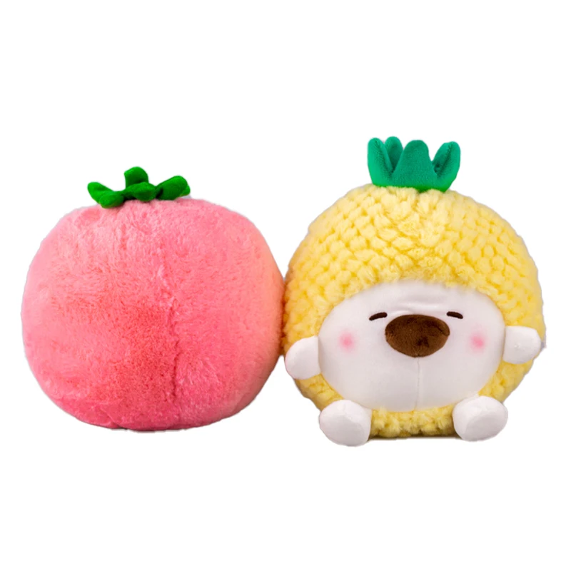 Ledi Wholesale Brinquedo 7 Inches Strawberry Glutinous Rice Bear Plush Toy New Animal Pillow Soft Toy Custom Kids Stuffed Toys