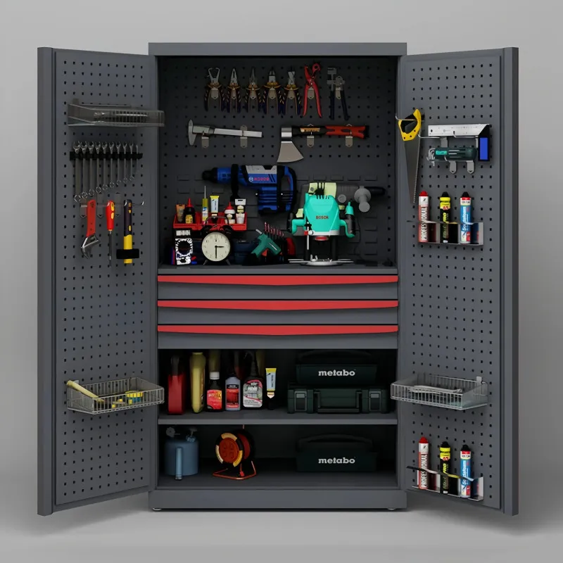 Heavy-duty workshop tool cabinet Garage tool storage cabinet with drawers