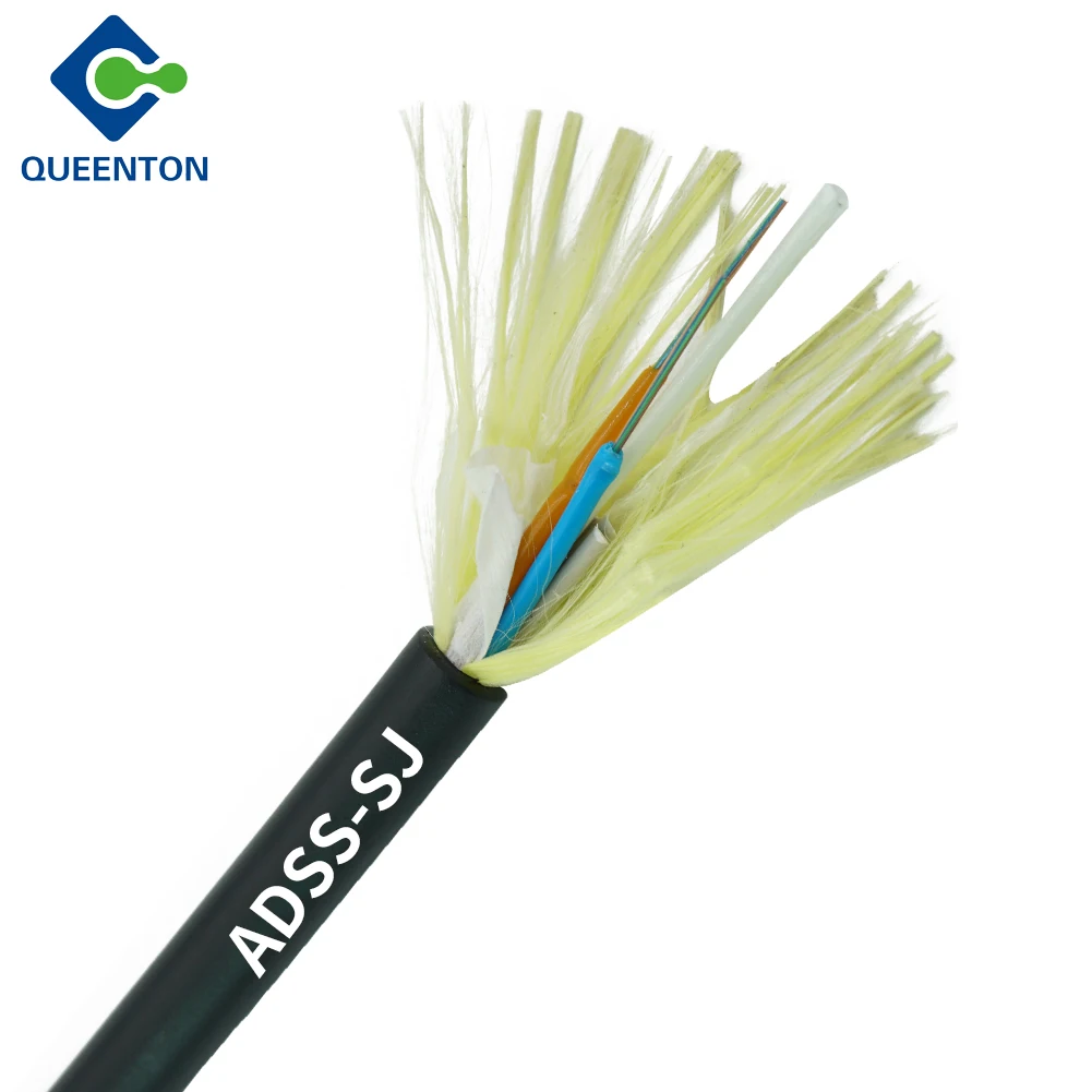 Outdoor Fiber Optic Cable ADSS Cable Fiber Optic cable 12 Core adss ables Fibra Optica Armoured Adss