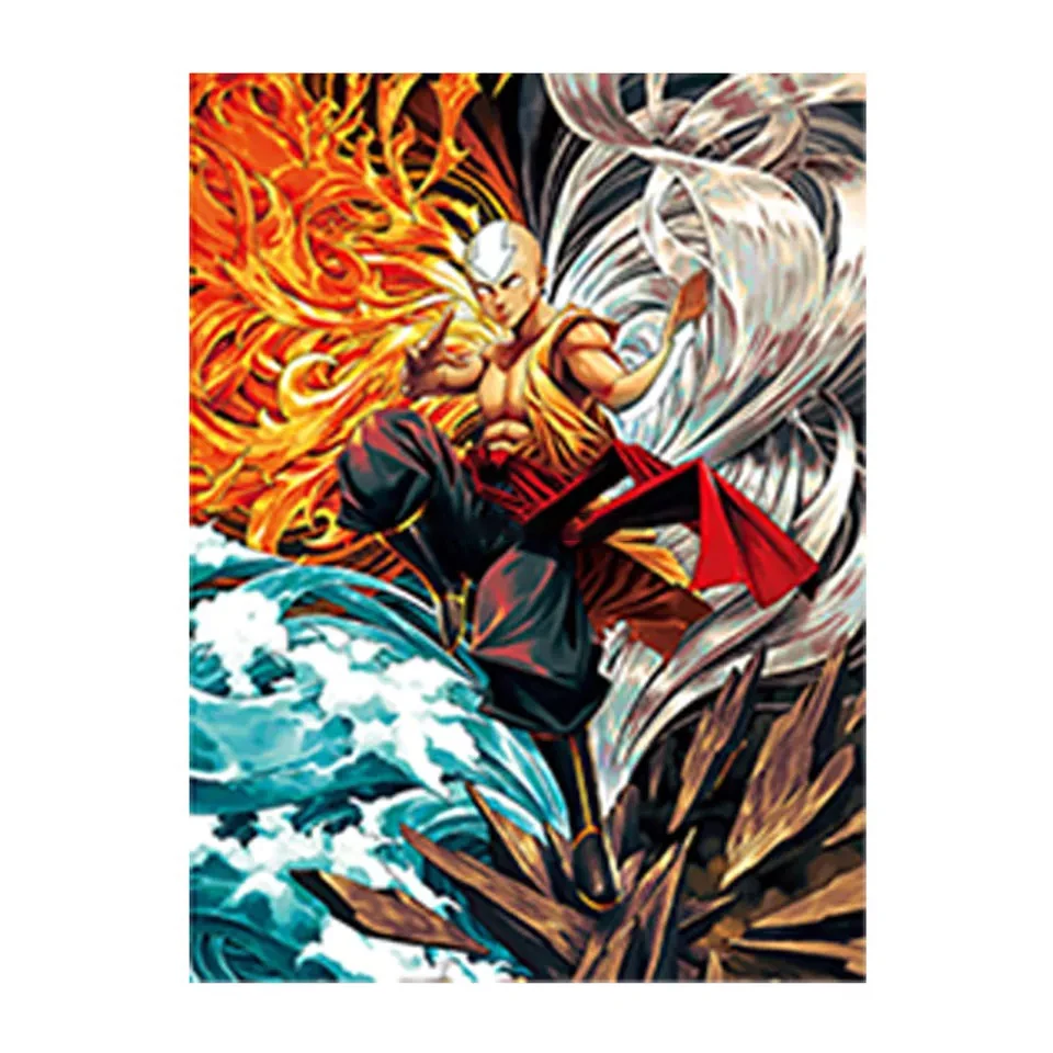 Factory Zprint High Quality 30*40 cm 3D Anime PET Lenticular Printings 3D Cartoon Motion Pictures 3D Motion Posters