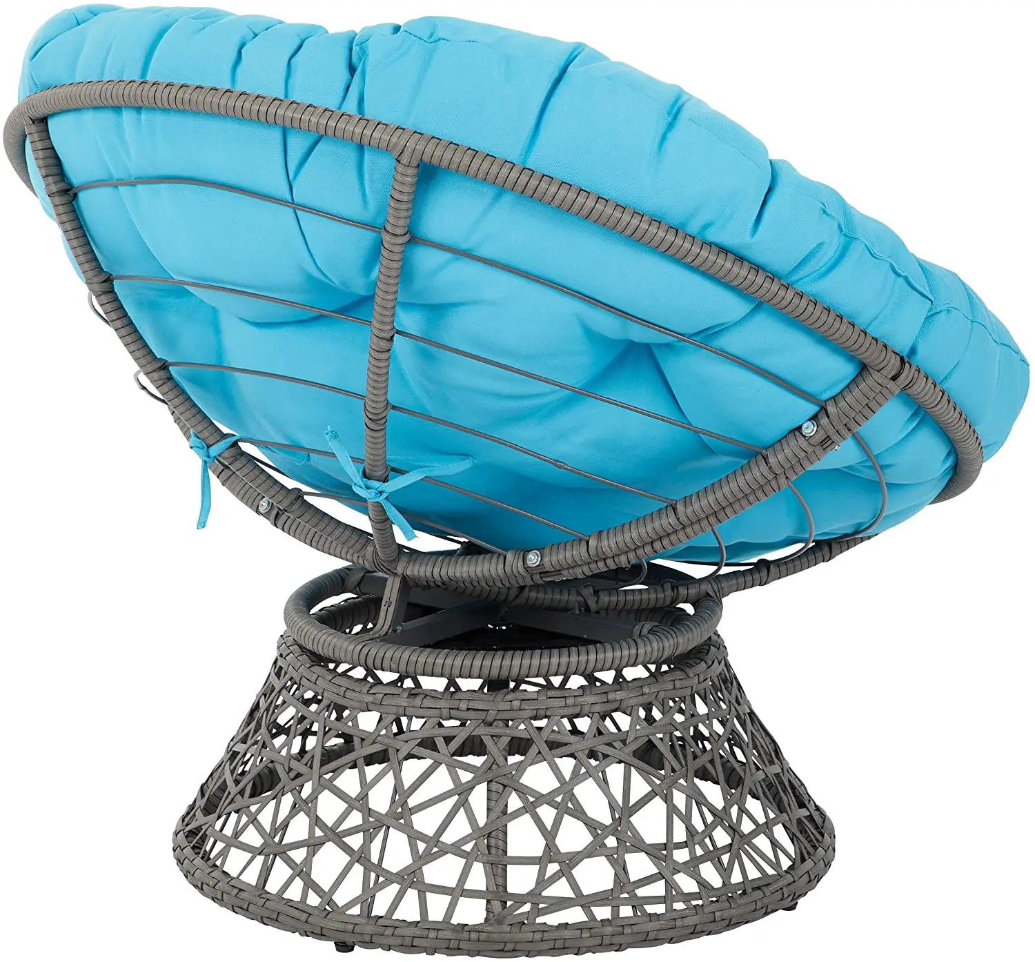  Плетеный ротанговый стул Papasan с подушкой для улицы патио