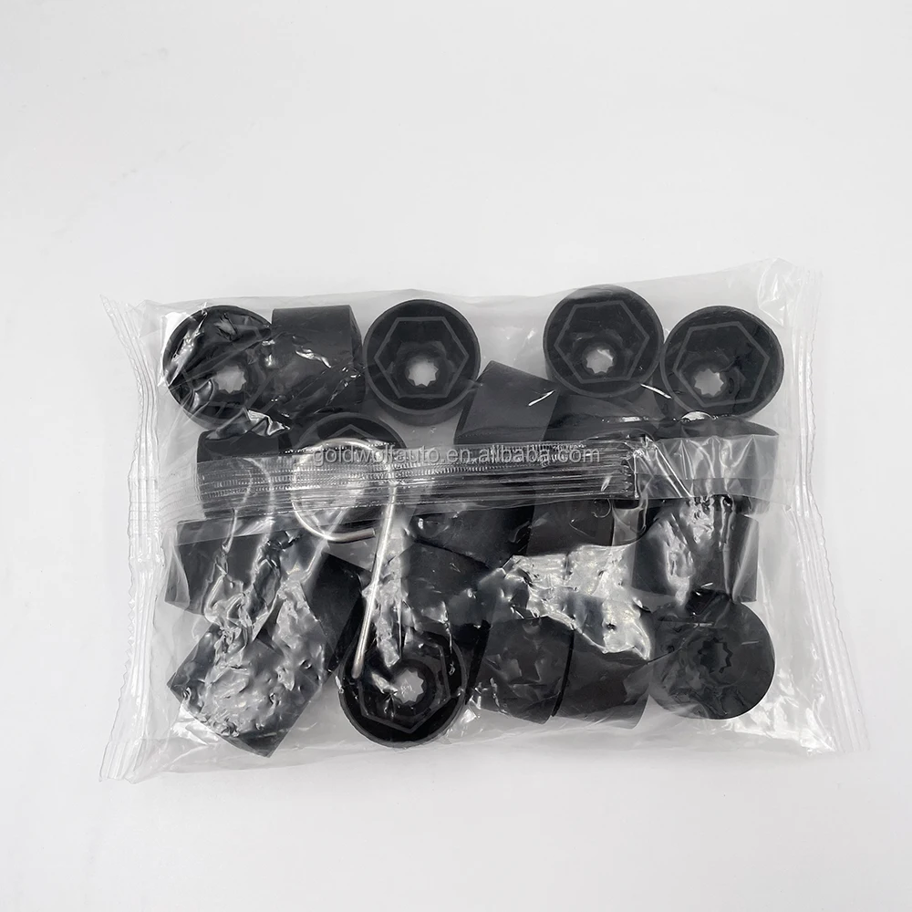 20 шт., черные колпачки на Колесные гайки для vw