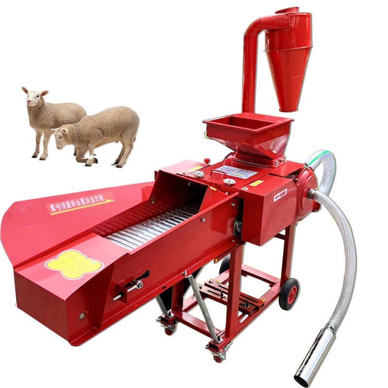 Multi Function Silage Chopper Mill Maize Milling Chaff Cutter Automatic Grass Cutting Machine
