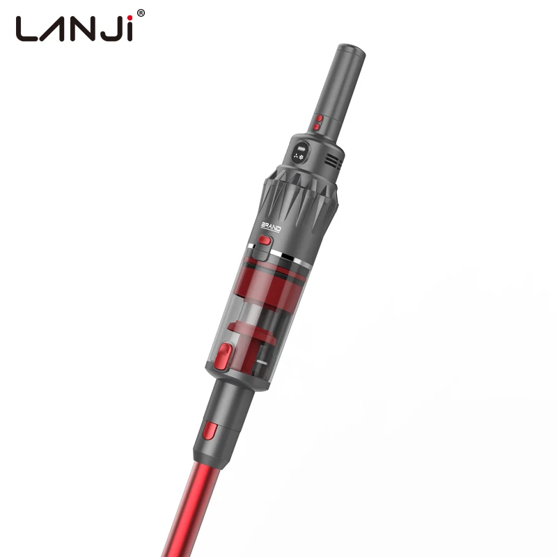 LANJI LJ-GL2001 DC 250W OEM Stick Handheld Cordless Portable Wireless Vacuum Cleaner For Car Home