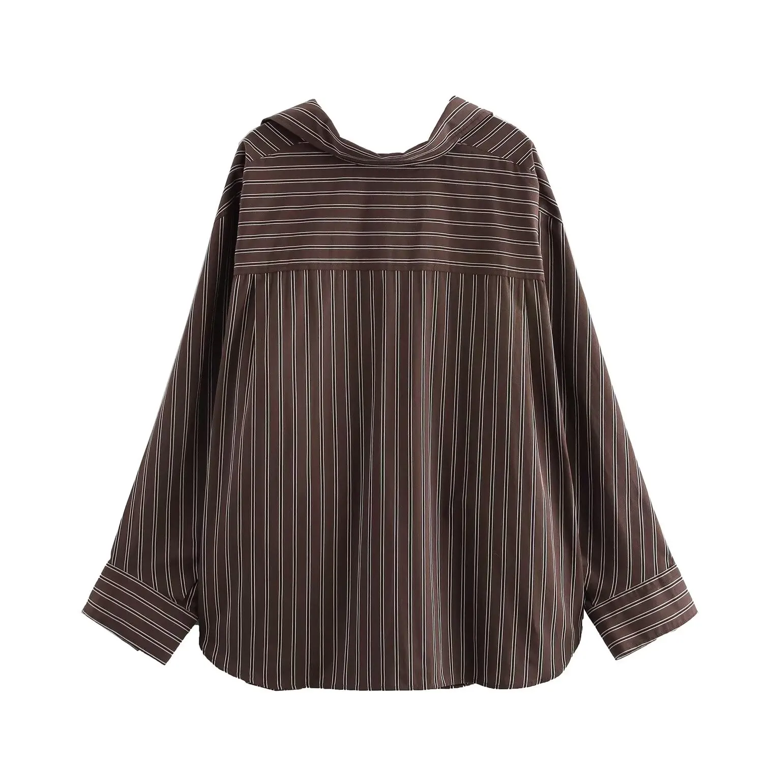 PB&ZA Women 2024 autumn New Fashion Batwing sleeve Blouses Vintage Long Sleeve Female Blusas Chic Tops