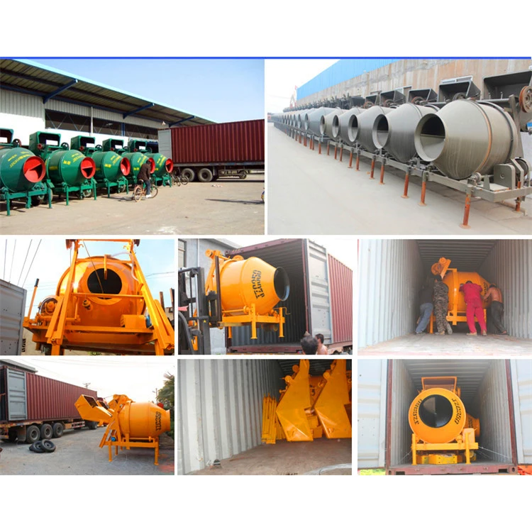 Jzc750 Electric Self Loading Automatic Concrete Mixer With Wheels For Sale Small Concrete Mixer Machine