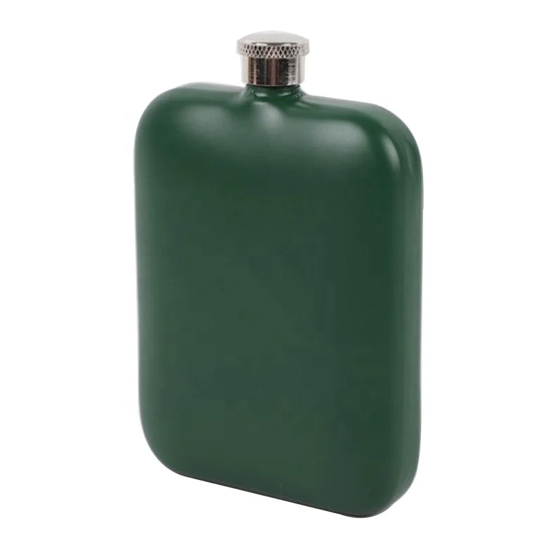 Hot Selling Square Shape Flasks liquor Hip Stainless Steel 6oz 180ml Whisky Hip Flask Water Bottle