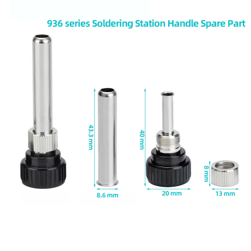Universal 3 in 1 Soldering Iron Cannula Kits Spare Part For 936 937D 898D 907 8586 852D 936D 203H 205H Soldering station Handle