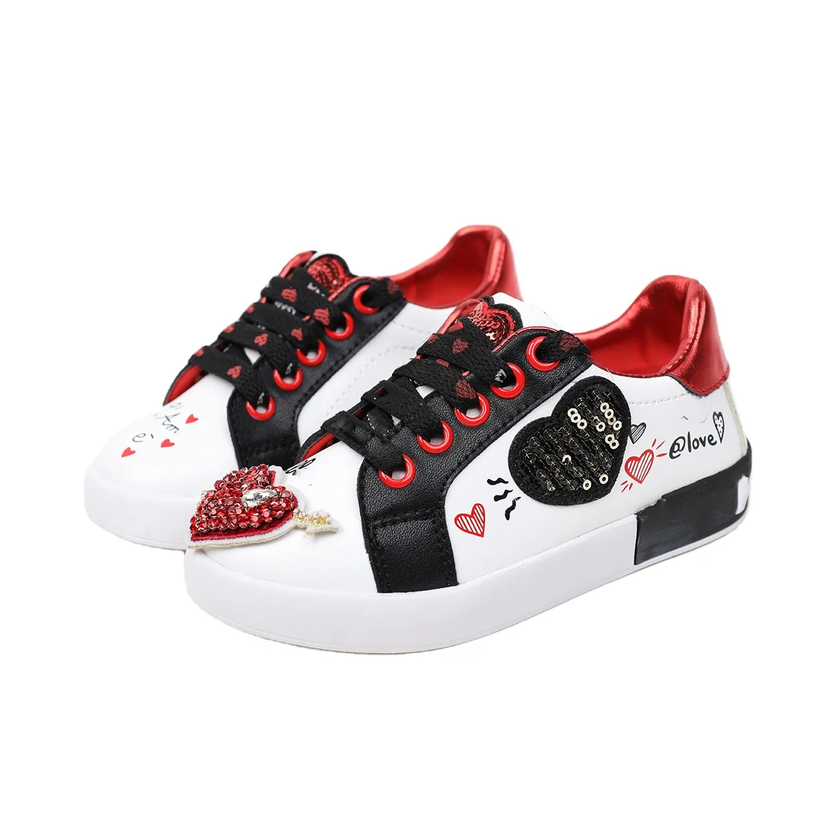 Board Shoes Girls Beautiful Board Shoes Indoor Shock-absorbant Casual Shoes For Kids Girls