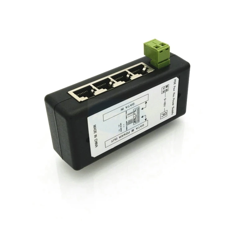  HWATEL оригинальный инжектор с 4 портами питания через Ethernet poe 48 В для POE пассивной камеры wifi