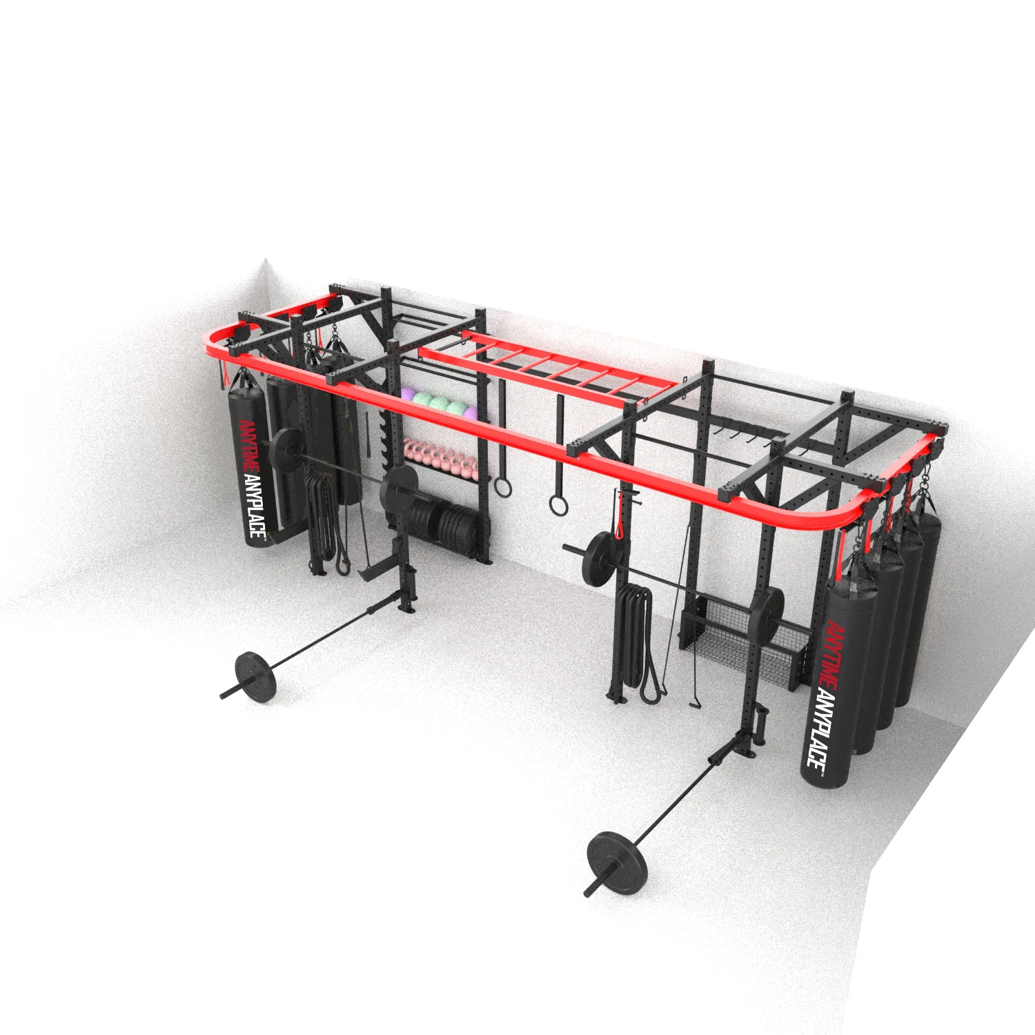 Wholesale Multifunctional Gym Station Rack Crossfit Cross Fit Kickboxing Equipment