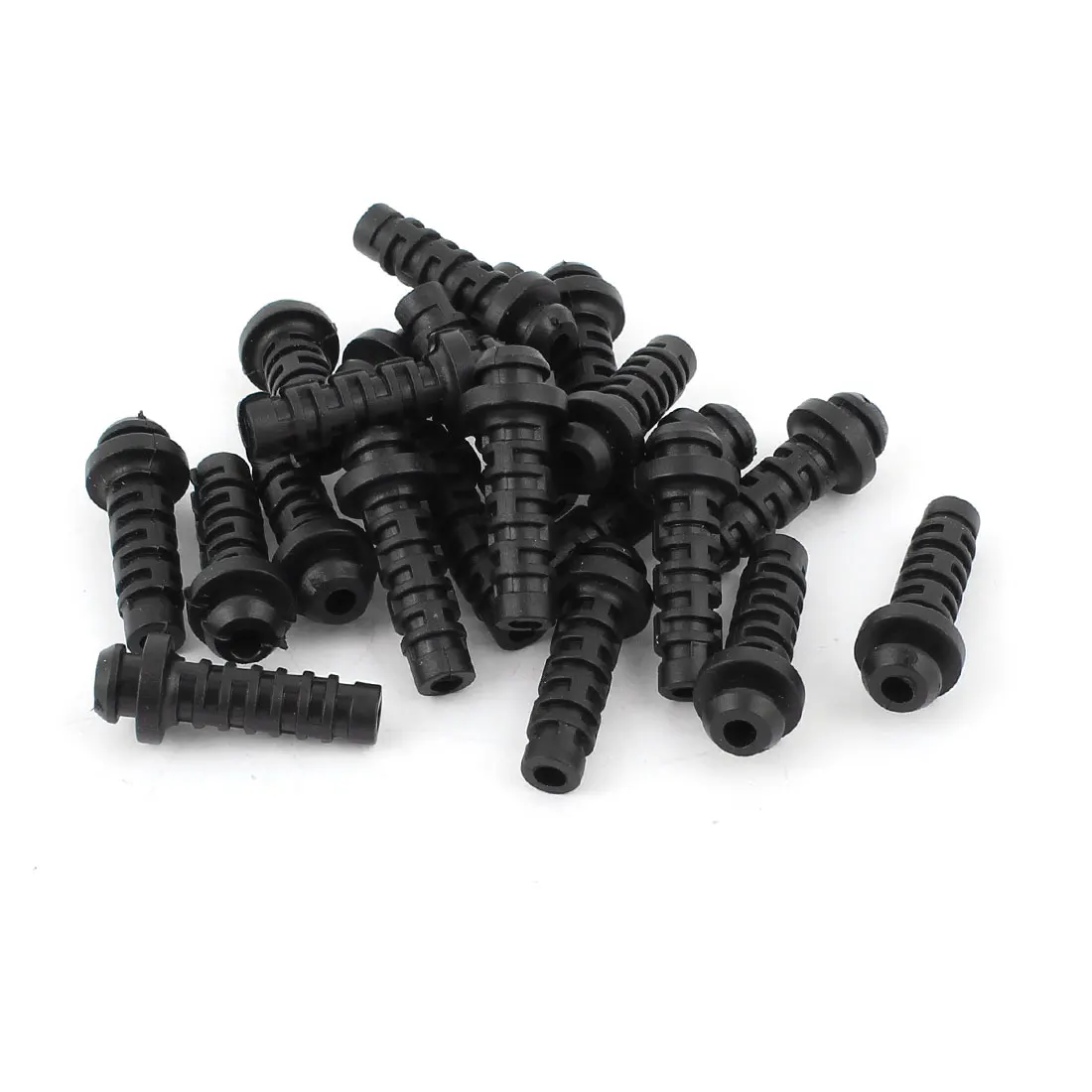 500pcs/bags 13# 26x6x3mm Micro PVC Rubber Strain Relief Cord Boot Protector Cable Sleeve Hose for Cellphone Charger