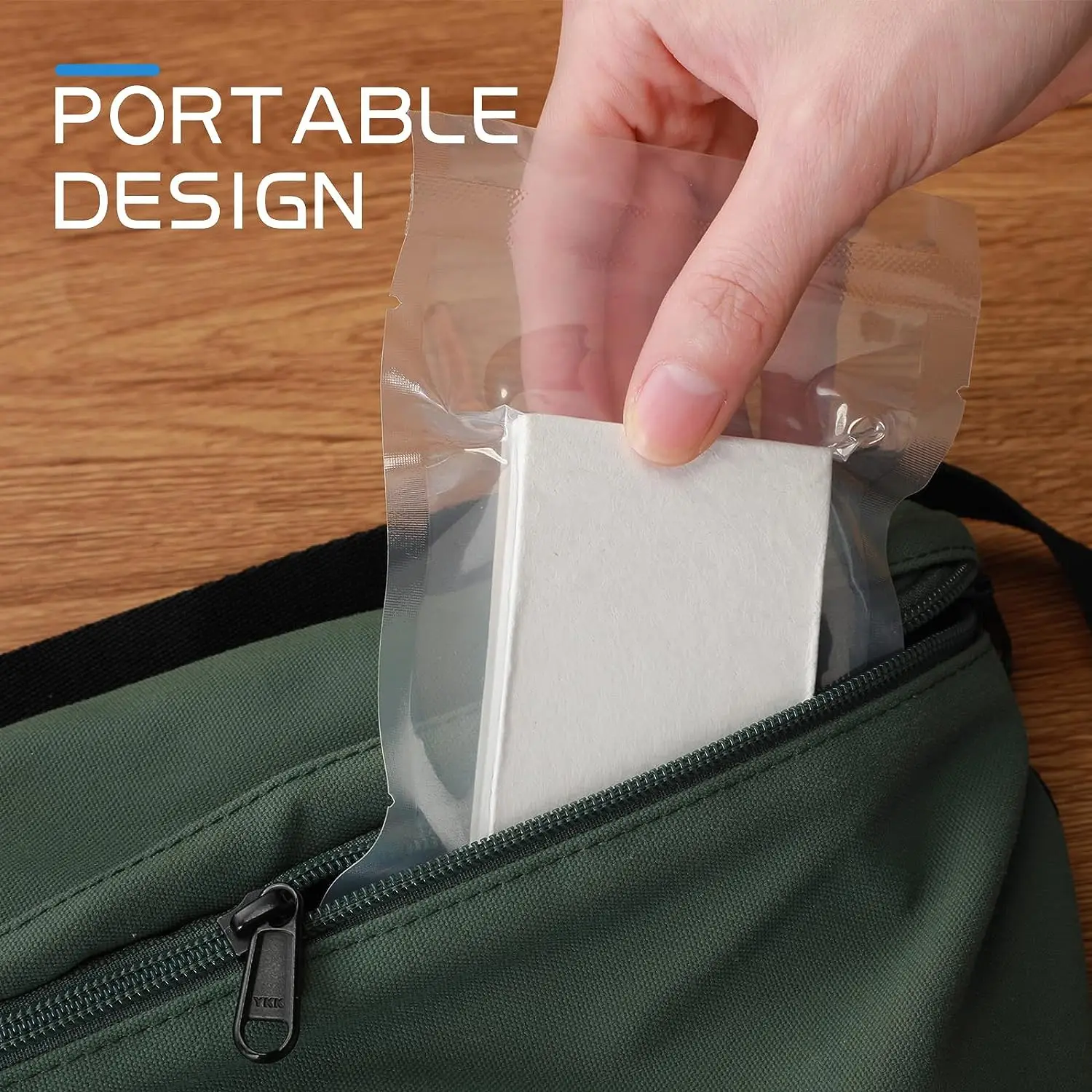 SJ Medical Wound Dressing Hemostatic Gauze Z Fold Chitosan Vacuum Compressed Cotton Non-Woven Bandage