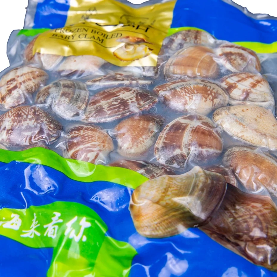 
Frozen Fresh New Boiled Short Necked Clam With Shell 